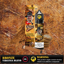 Load image into Gallery viewer, Blended Bronze Freebase eliquid | Virginia Blend-60ml-FrenzyFog-Beirut-Lebanon