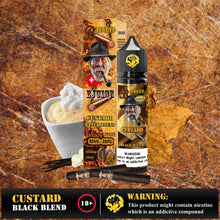 Load image into Gallery viewer, Blended Custard Freebase eliquid | Black Blend-60ml-FrenzyFog-Beirut-Lebanon