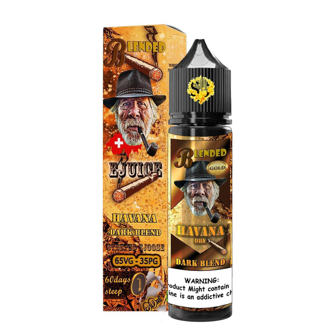 Blended Havana Freebase eliquid | Dark Blend-60ml-FrenzyFog-Beirut-Lebanon