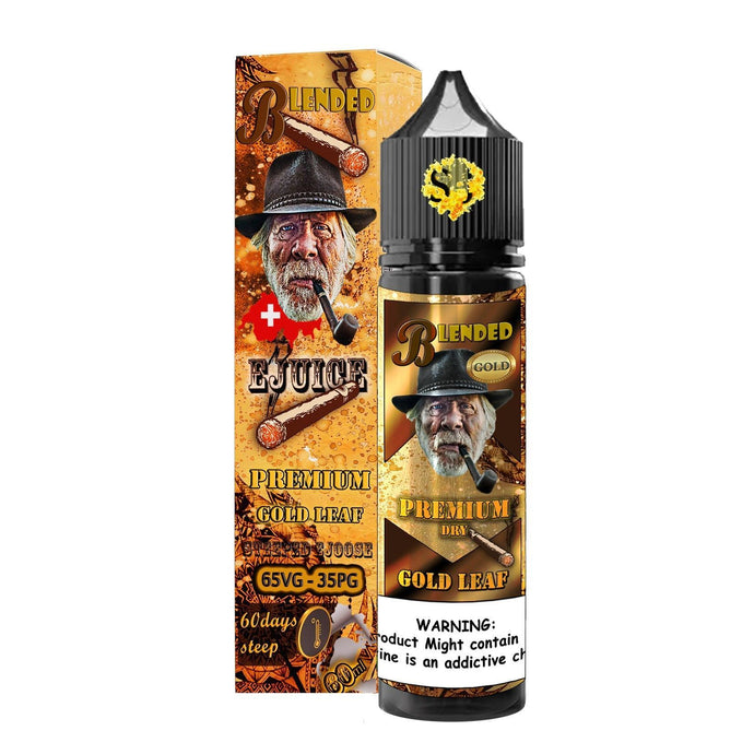 Blended Premium Gold Freebase eliquid | Gold Leaf Blend-60ml-FrenzyFog-Beirut-Lebanon