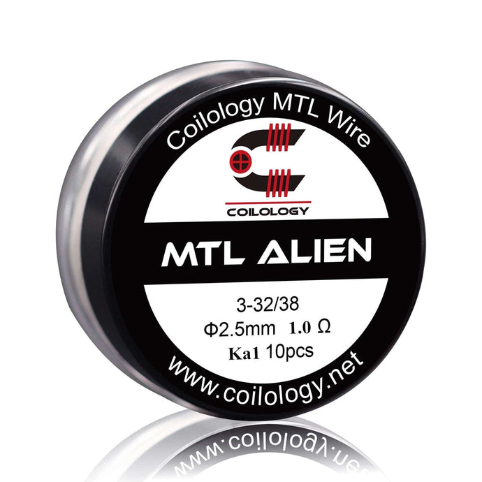 Coilology MTL Alien Wire ( 32*3ga+38ga [KA1] ) 1.0ohm (10pcs/pack)-( 32*3ga+38ga [KA1] ) 1.0ohm (10pcs/pack)-FrenzyFog-Beirut-Lebanon