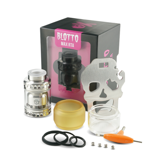 Dovpo Blotto MAX RTA Atomizer 3.8ml (28mm)-Black-FrenzyFog-Beirut-Lebanon