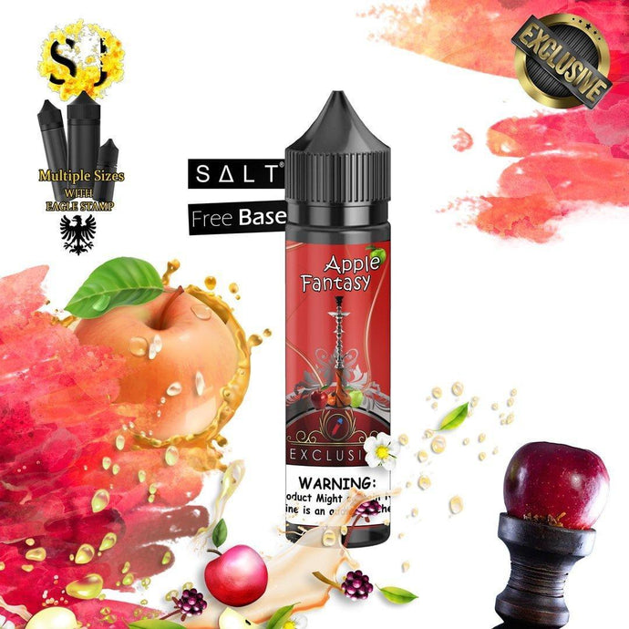 Exclusive Apple Fantasy Freebase eliquid | Soft Double Apple-60ml (Short fill 50ml)-FrenzyFog-Beirut-Lebanon