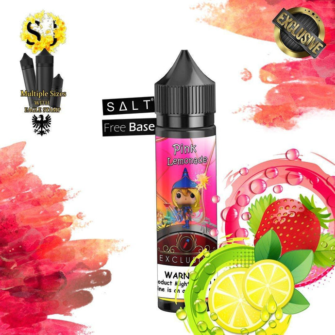 Exclusive Pink Lemonade Freebase eliquid | Strawberry Lemonade-60ml (Short fill 50ml)-FrenzyFog-Beirut-Lebanon