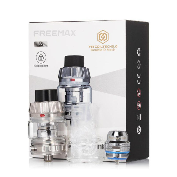 Freemax Fireluke 4 Tank Atomizer 5ml-Silver-FrenzyFog-Beirut-Lebanon