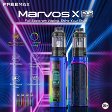 Load image into Gallery viewer, Freemax Marvos X Pro 100W Mod Kit with Marvos CRC Tank 5ml-Blue-FrenzyFog-Beirut-Lebanon