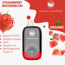 Load image into Gallery viewer, Freezie 14000 Puff Disposable 50mg-Strawberry Watermelon-FrenzyFog-Beirut-Lebanon