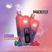 Load image into Gallery viewer, Freezie FEM 14000 Puff Disposable 50mg-Blueberry Sour Raspberry-FrenzyFog-Beirut-Lebanon