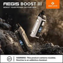 Load image into Gallery viewer, Geekvape Aegis Boost 3 Pod Mod Kit 3000mAh (Max 60w) 5ml-Silver-FrenzyFog-Beirut-Lebanon
