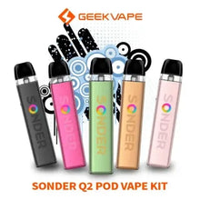 Load image into Gallery viewer, Geekvape Sonder Q 2 Pod System Kit 1350mAh-Midnight Black-FrenzyFog-Beirut-Lebanon