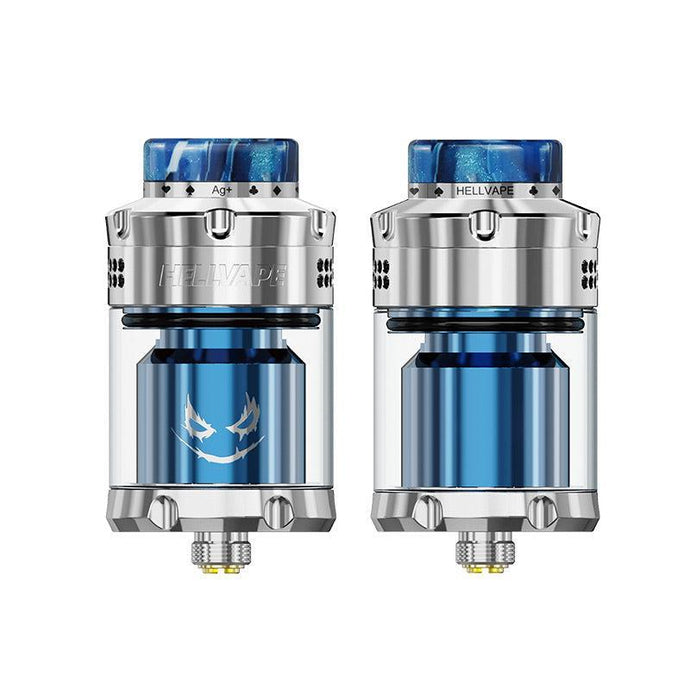Hellvape Dead Rabbit 3 RTA Atomzer Joker Edition 5.5ml (25mm)-Shiny SS Blue-FrenzyFog-Beirut-Lebanon