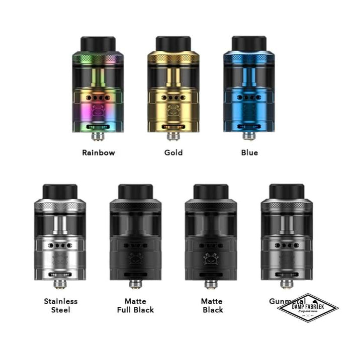 Hellvape Fat Rabbit RTA Atomizer 5.5ml-Matt Full Black-FrenzyFog-Beirut-Lebanon