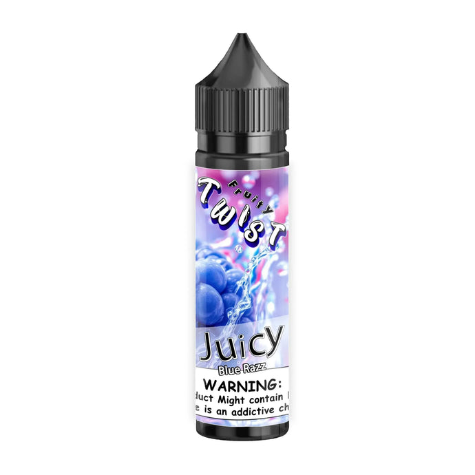Juicy Blue Razz E-Liquid 60ml | Twist Fruity Series-0mg-FrenzyFog-Beirut-Lebanon