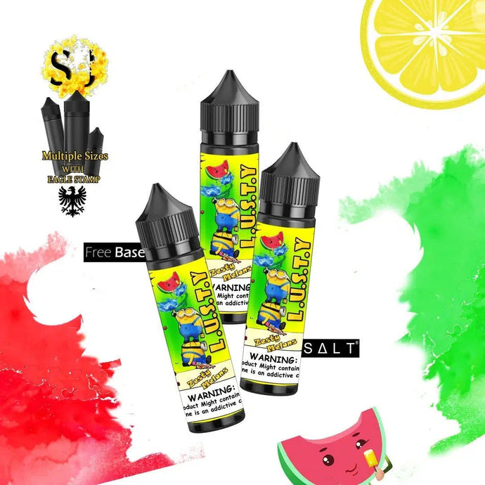 Lusty Zesty Melons Freebase eliquid-60ml (Short fill 50ml)-FrenzyFog-Beirut-Lebanon