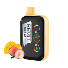 Load image into Gallery viewer, REMIT MEGA 18k Disposable Kit 50mg-Mango Peach-FrenzyFog-Beirut-Lebanon