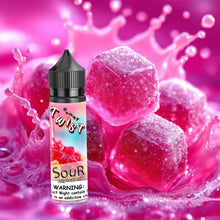 Load image into Gallery viewer, Sour jelly Raspberry Gummies E-Liquid 60ml | Twist Gummy Series-0mg-FrenzyFog-Beirut-Lebanon