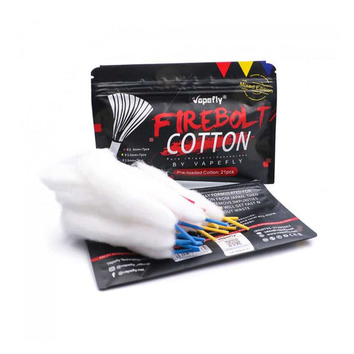 Vapefly Firebolt Cotton Mixed Edition (21pcs/pack)-FrenzyFog-Beirut-Lebanon