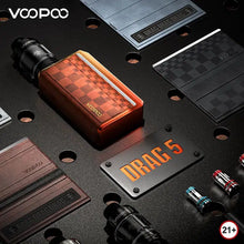 Load image into Gallery viewer, Voopoo Drag 5 177W Box Mod Kit with Uforce-X Tank Atomizer 5.5ml-Black-FrenzyFog-Beirut-Lebanon