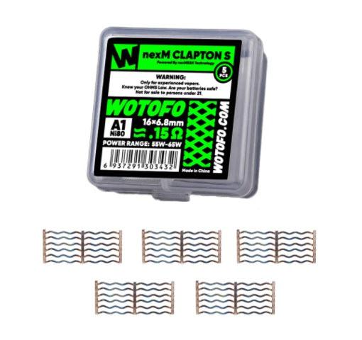 WOTOFO NexMesh Coil for Wotofo Profile 1.5 RDA (10pcs/Pack)-Clapton S Ni80+A1 0.15ohm-FrenzyFog-Beirut-Lebanon