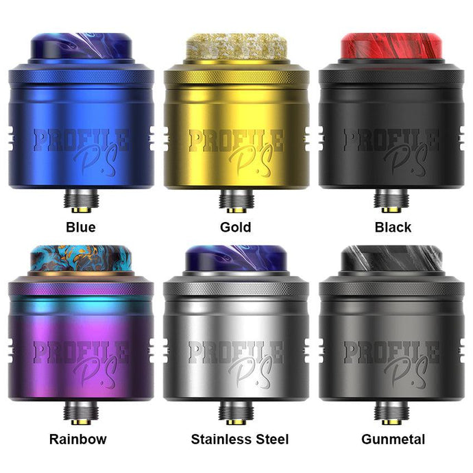 Wotofo Profile PS Dual Mesh RDA Atomizer (28.5mm)-Gunmetal-FrenzyFog-Beirut-Lebanon