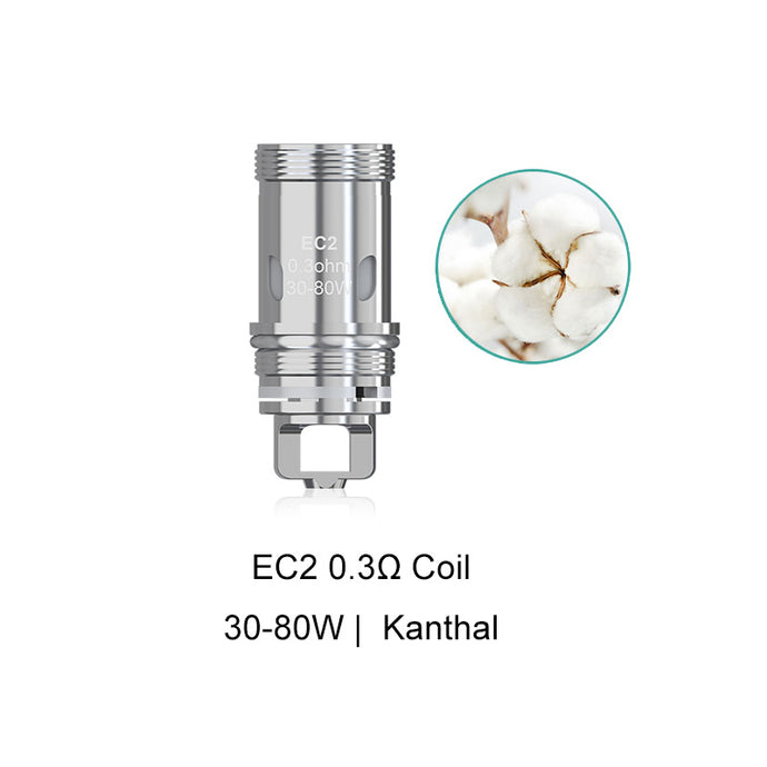 Eleaf EC Series Coil Heads (5pcs/pack) (preorder)