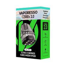 Load image into Gallery viewer, Vaporesso Corex 2.0 LUXE X /XR / XR Max  / X PRO / X2 Pod Cartridge 5ml (2pcs/pack) (preorder)