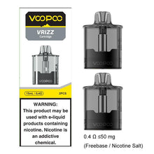 Load image into Gallery viewer, VOOPOO Vrizz Pod Catridge 15ml (2pcs/pack) (preorder)