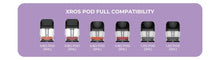 Load image into Gallery viewer, Vaporesso XROS 4 Nano Pod System Kit 1350mAh 3ml (SALE) (preorder)