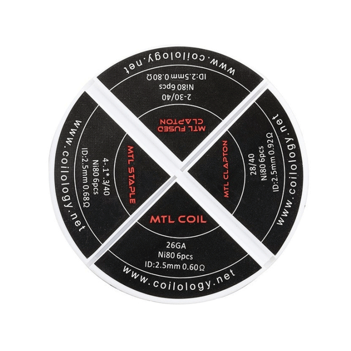 Coilology MTL 4-IN-1 Prebuilt Coils Set for RTA/ RDA Vape Pod Kit-4 in 1 set-FrenzyFog-Beirut-Lebanon